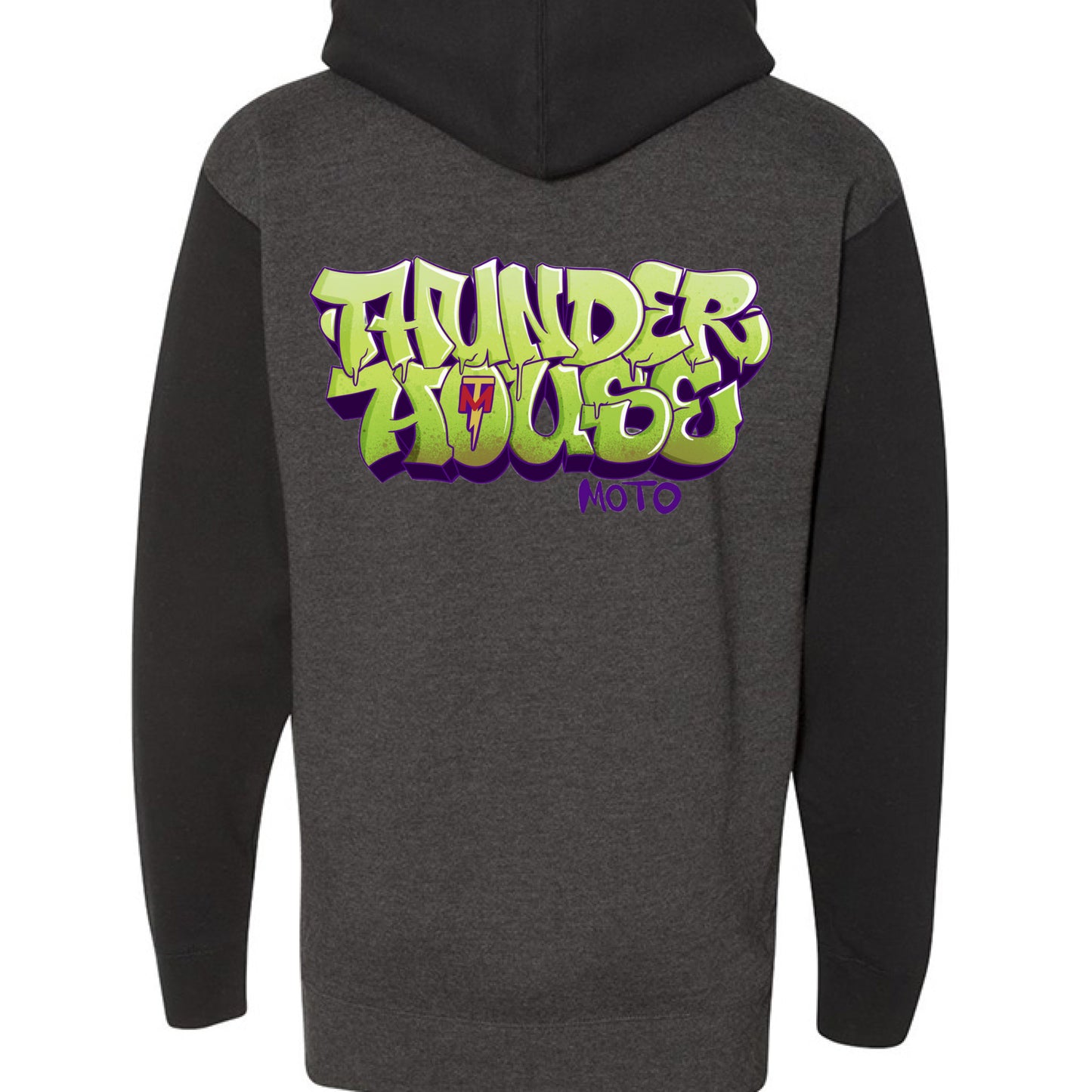 Charcoal Heather/ Black - BACK