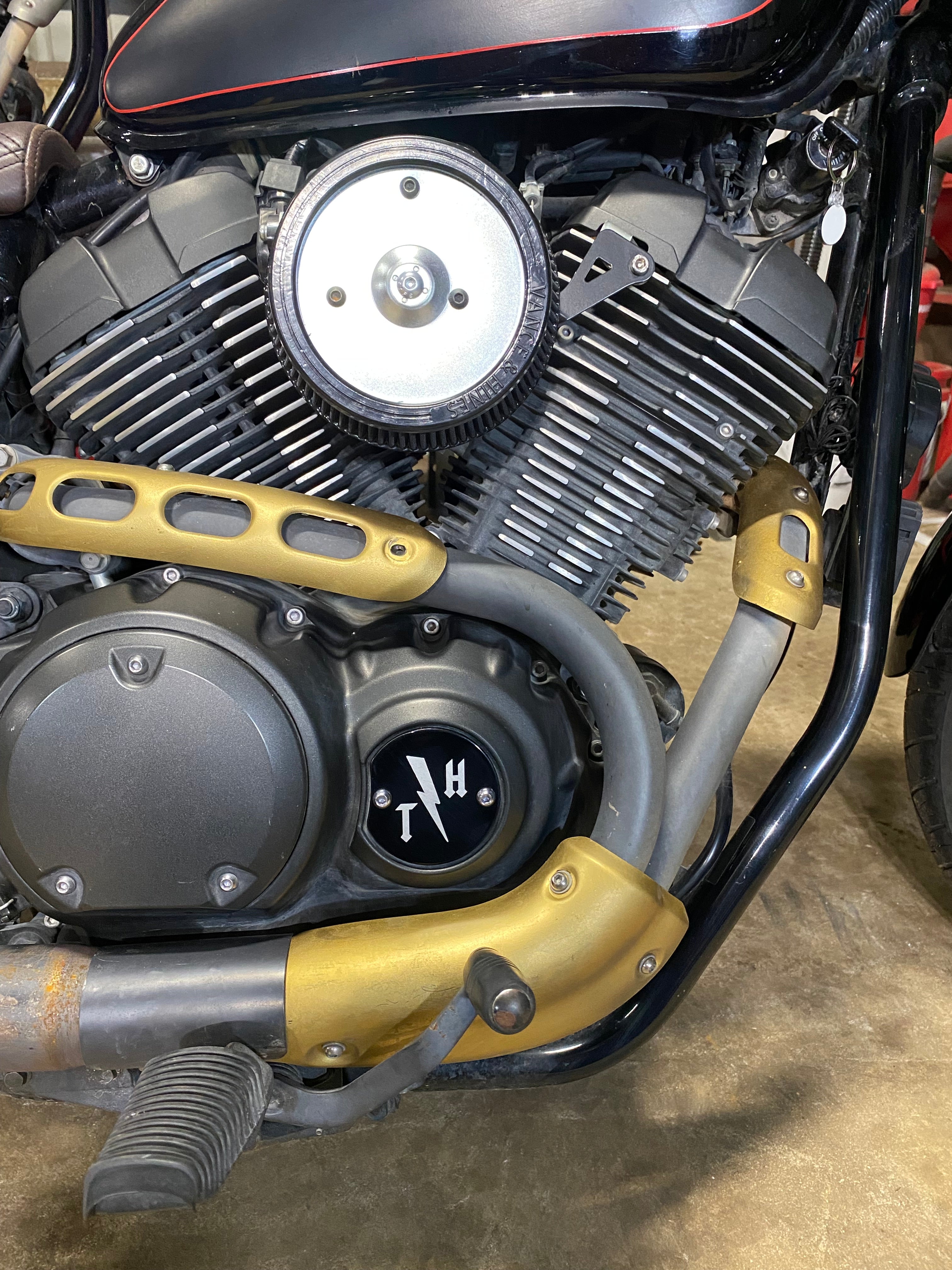 T~H thunder bolt engine cover – Thunder House Moto