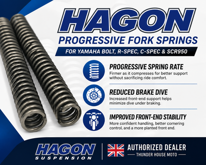 Hagon Progressive Fork Springs for Yamaha Bolt & SCR950