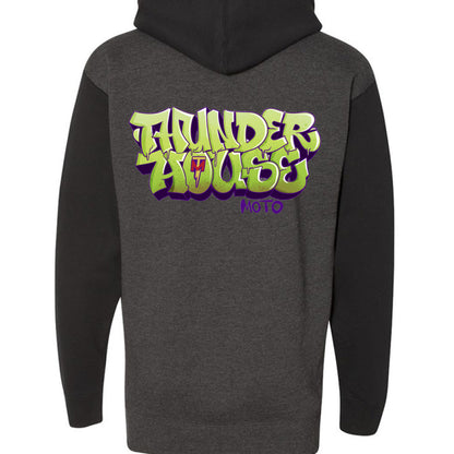 Charcoal Heather/ Black - BACK